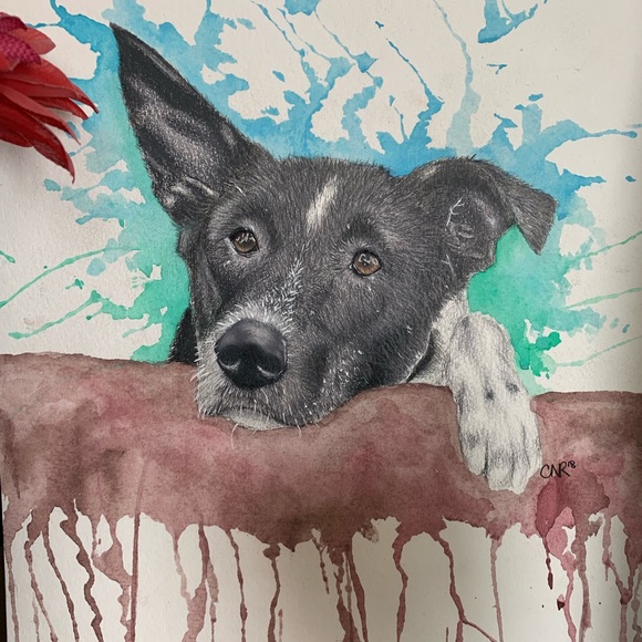 Handmade Mixed-Media Print - Picture 2 of 2